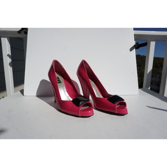NWOT - Victoria Spencer - Bee Gee - vintage pink pumps sz 10 - Picture 5 of 5